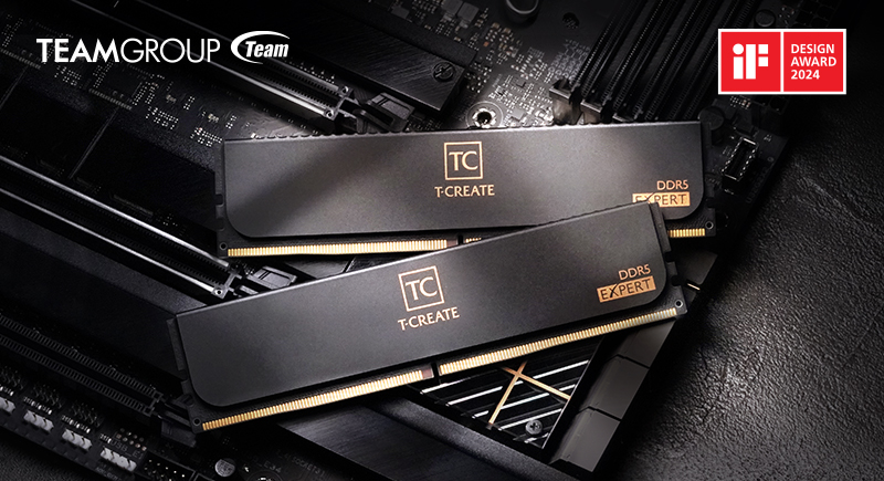 TEAMGROUP’s T-CREATE EXPERT DDR5 Memory Wins the 2024 German iF Design Award An Outstanding Product Meeting Creators’ Comprehensive Needs Receives International Recognition