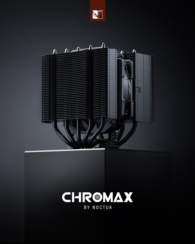 Noctua presents NH-D12L chromax.black CPU cooler
