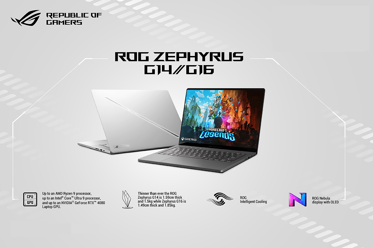 ASUS Republic of Gamers Launches Reimagined Zephyrus G Series Laptops and the ROG Phone 8 in Philippines