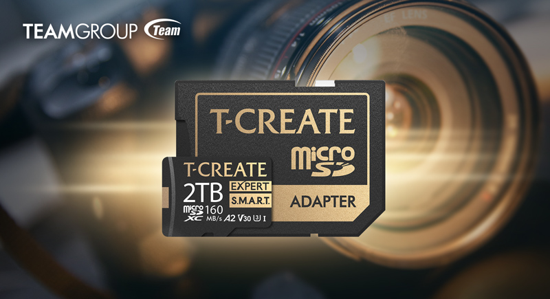 TEAMGROUP Introduces The T-CREATE EXPERT S.M.A.R.T. MicroSDXC Memory Card Featuring AI Intelligent Monitoring Software and Storage Capacity up to 2TB