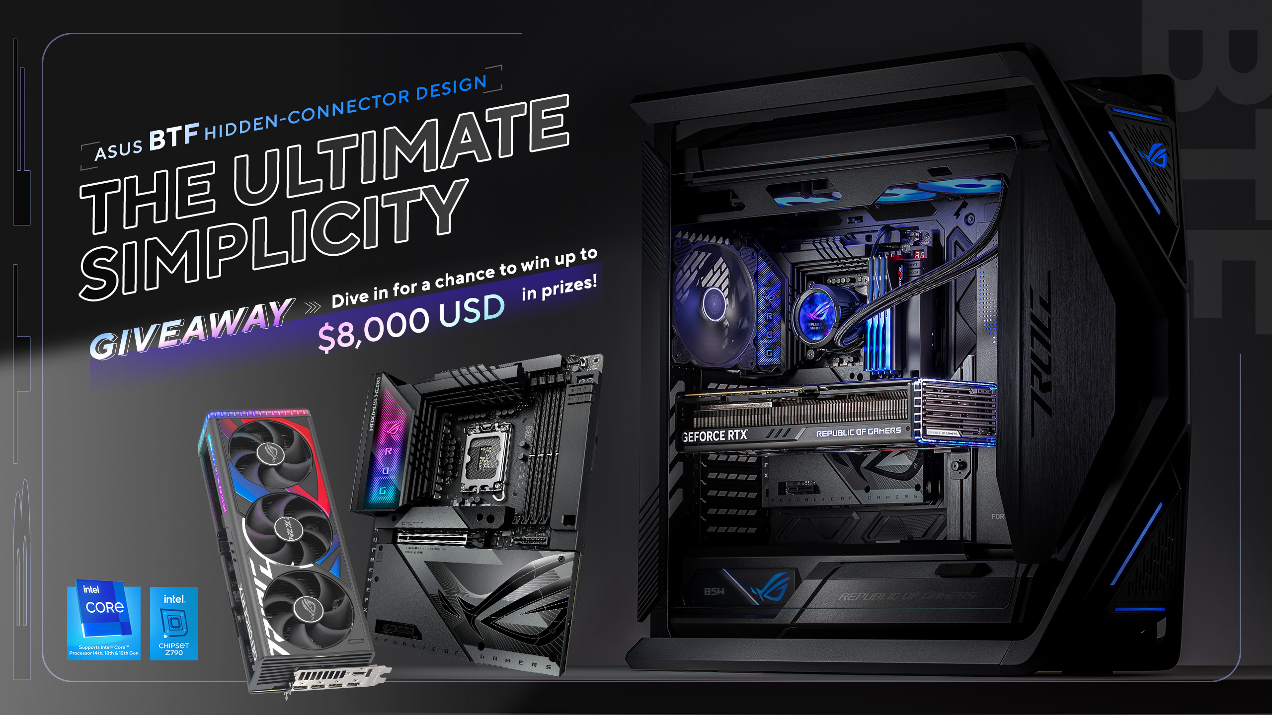 ASUS Announces the Ultimate Simplicity Global BTF Giveaway Contest