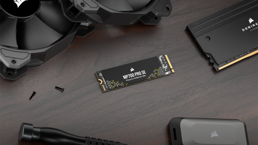 CORSAIR Pushes SSD Performance to the next level with MP700 PRO SE PCIe 5.0 x4 M.2 SSDs