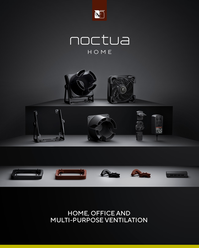 Noctua launches HOME product line for home, office and multi-purpose ventilation