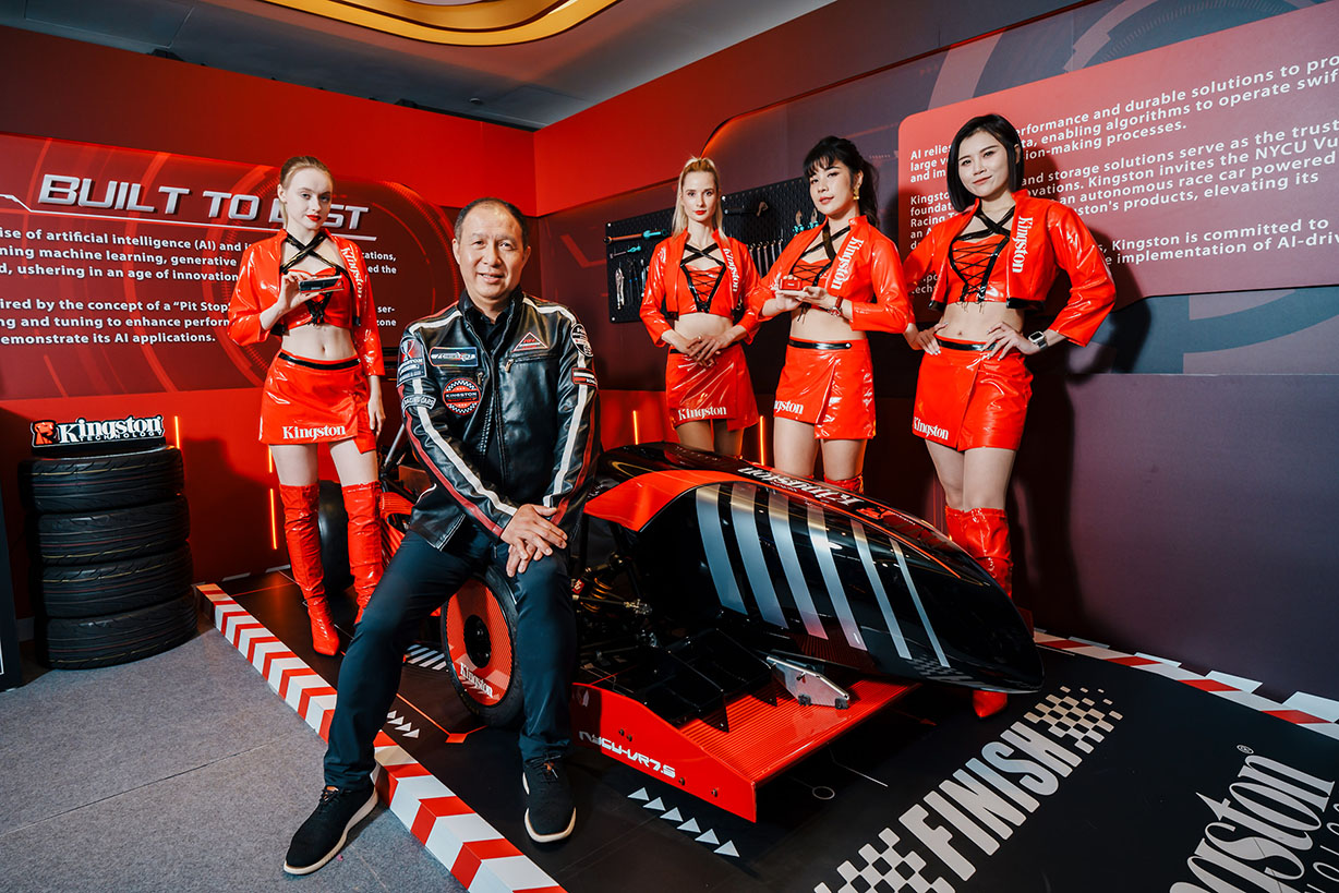 COMPUTEX 2024: Kingston, “Racing Beyond Limits” with Racecar-Inspired DDR5 Memory, DDR5 CAMM2 and AI Applications