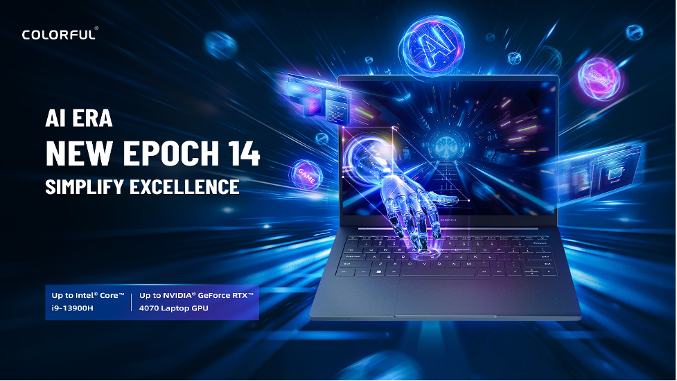 COLORFUL EPOCH Series AI Notebook: Simplify Excellence