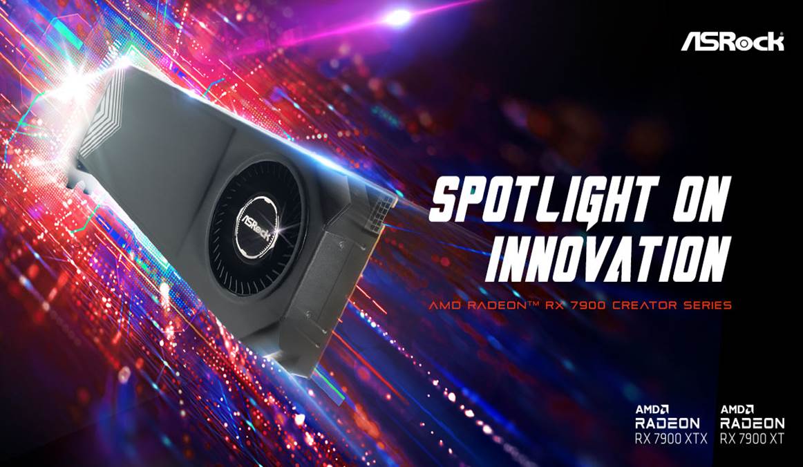 ASRock Launches AMD Radeon™ RX 7900 Creator Series Graphics Cards
