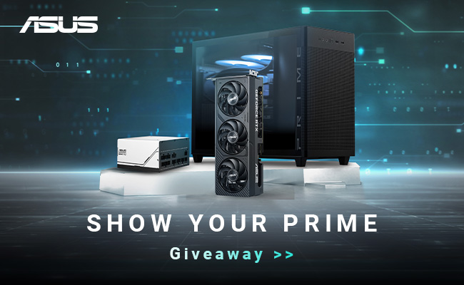 ASUS Announces the Show Your Prime Graphics Card Giveaway