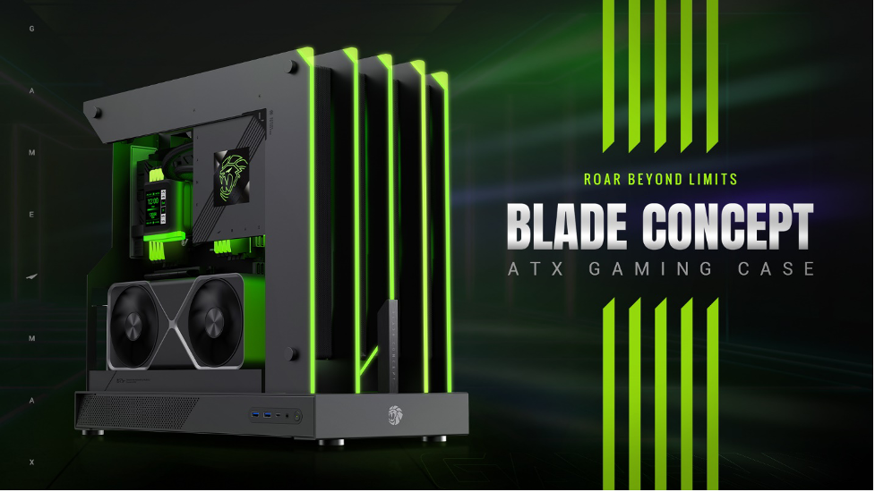 GAMEMAX Introduces BLADE CONCEPT ATX Gaming Chassis