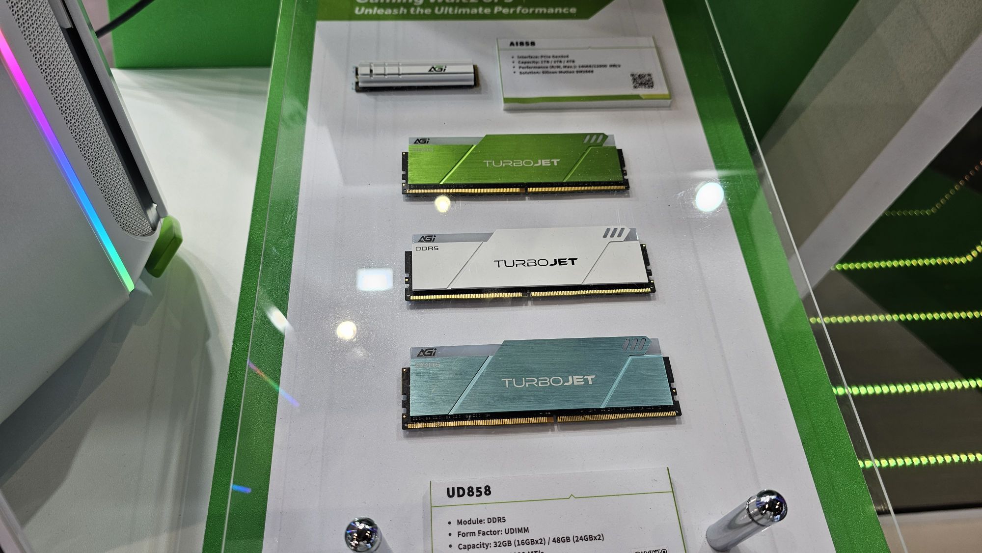 AGI Adds a Splash of Color to Their TURBOJET DDR5 Lineup at Computex 2025
