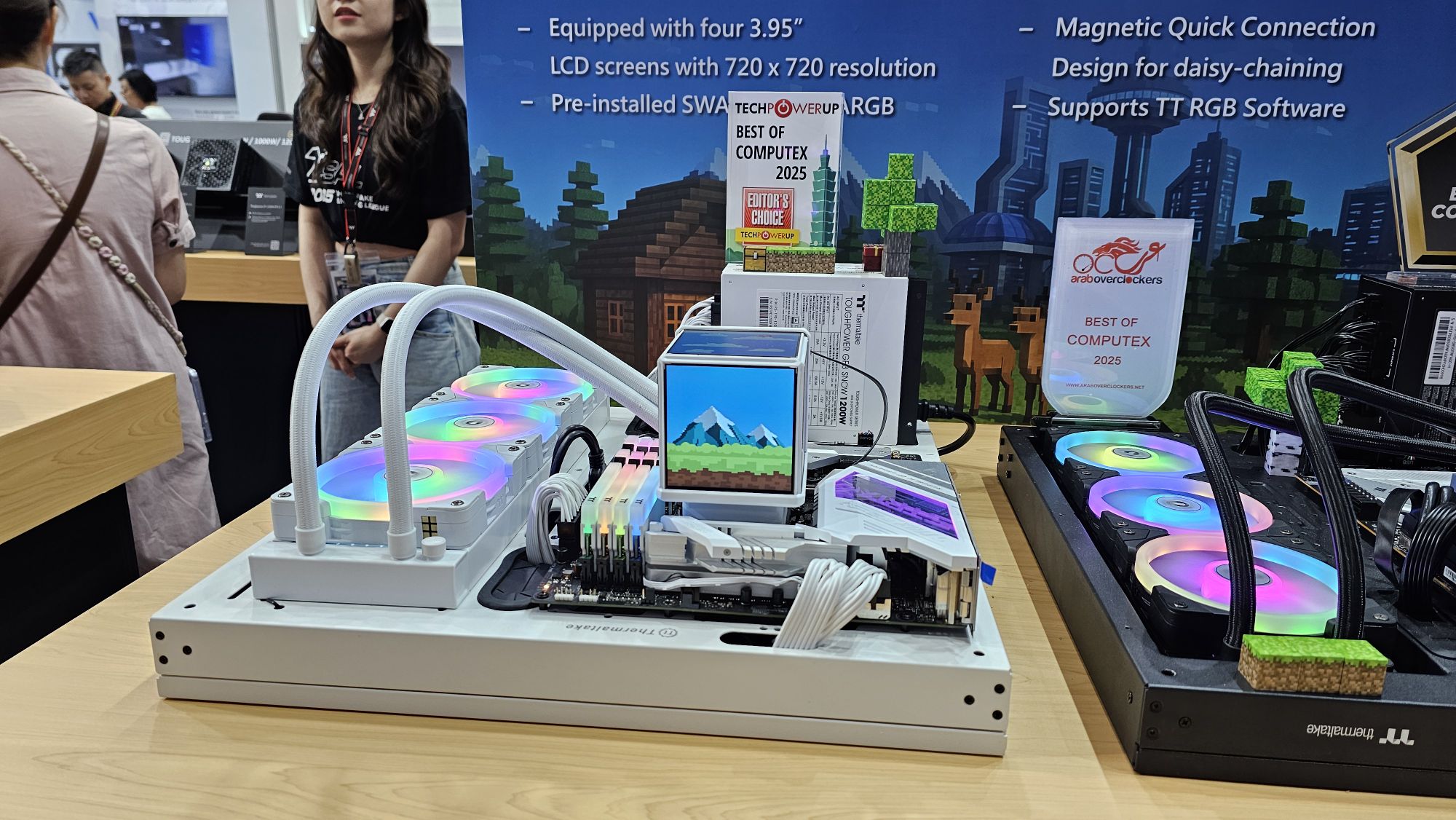 Thermaltake Goes Big (Literally) with 4 LCD Screens on a Single AIO at Computex 2025