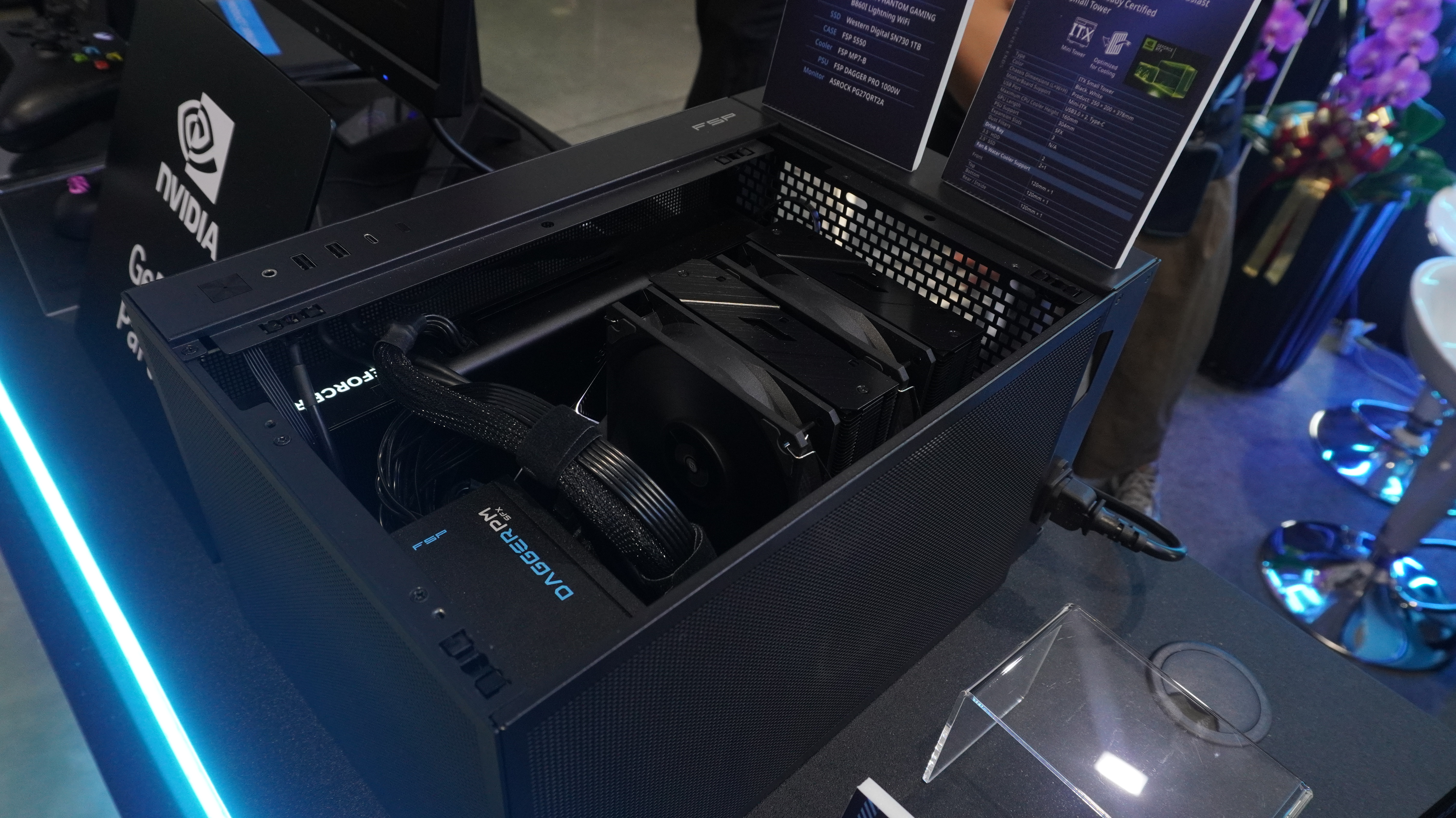 FSP S550 ITX Tower: Compact Powerhouse with NVIDIA SFF-Ready Certification