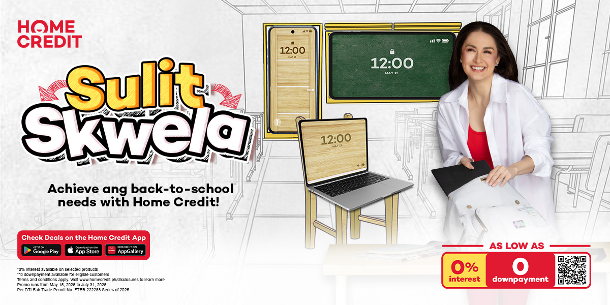 Maka-score Ka Og Sulit na Back-To- School Gadgets for as low as ₱23, Available Ni Kutob Lang sa July 31 sa Home Credit 