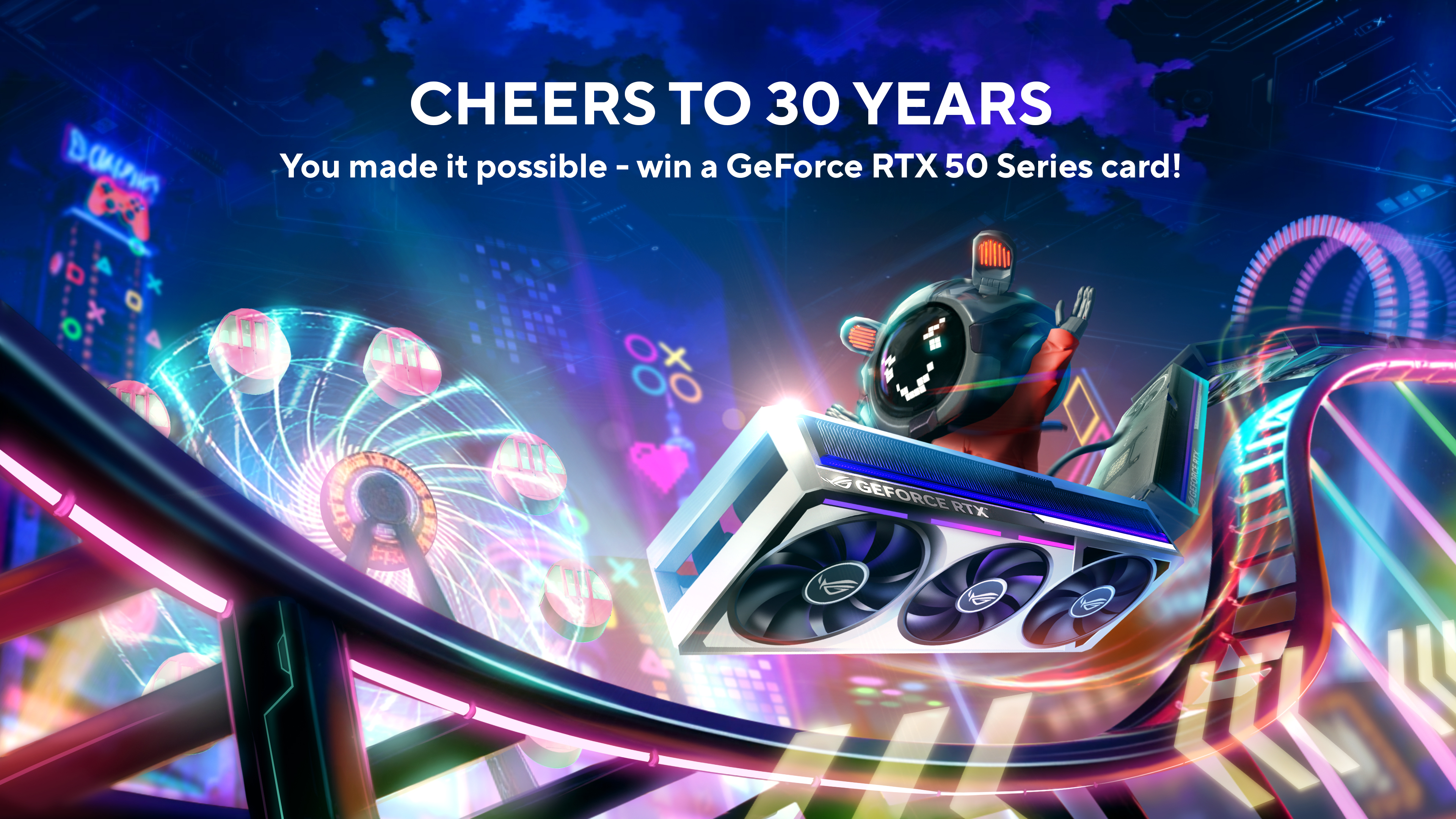 ASUS Announces Giveaway Event to Celebrate 30 Years of Graphics Cards