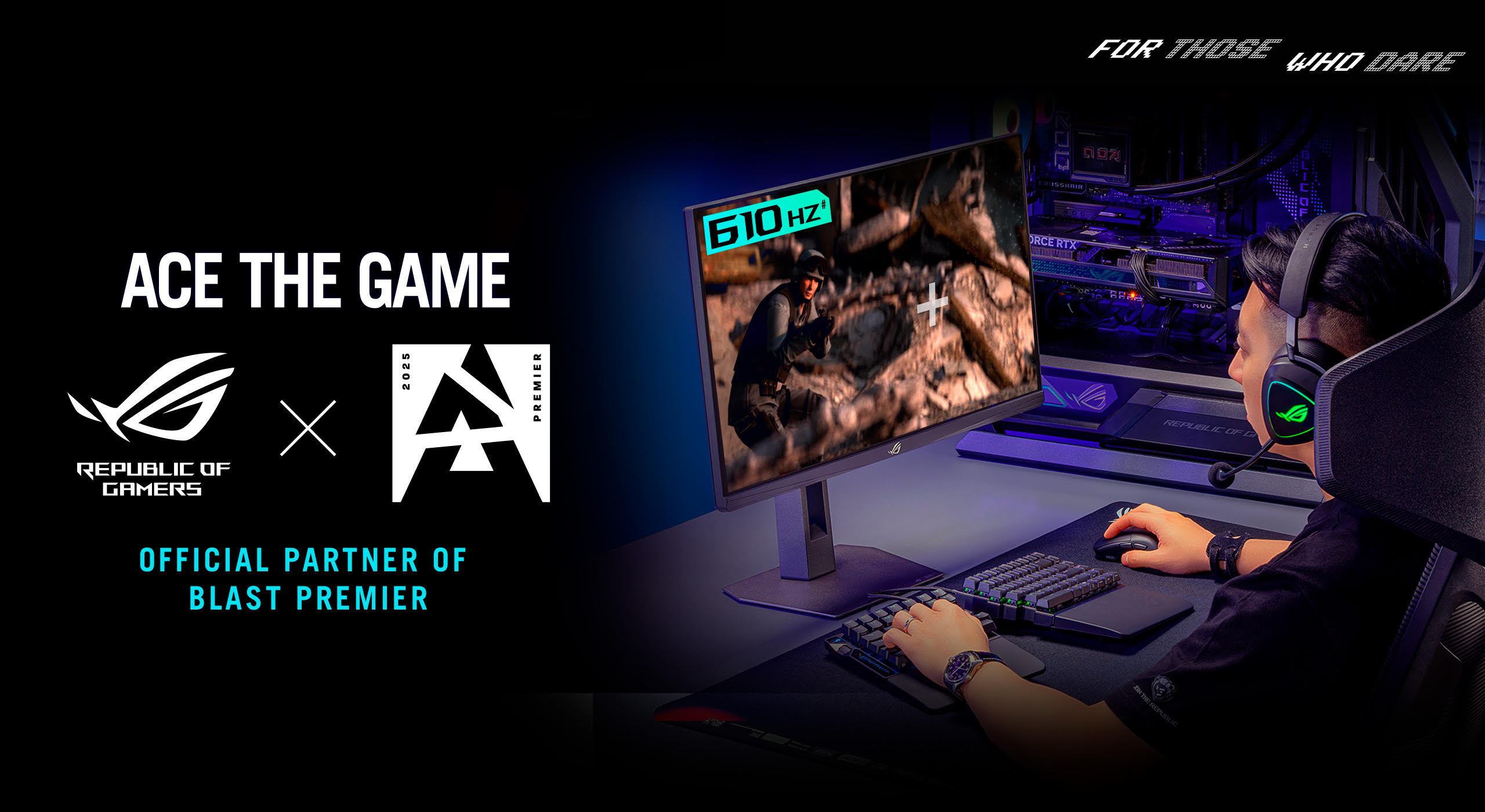 ASUS Republic of Gamers Becomes Official Monitor, PC, Laptop, and Peripheral Partner for Remainder of BLAST Premier 2025 Season
