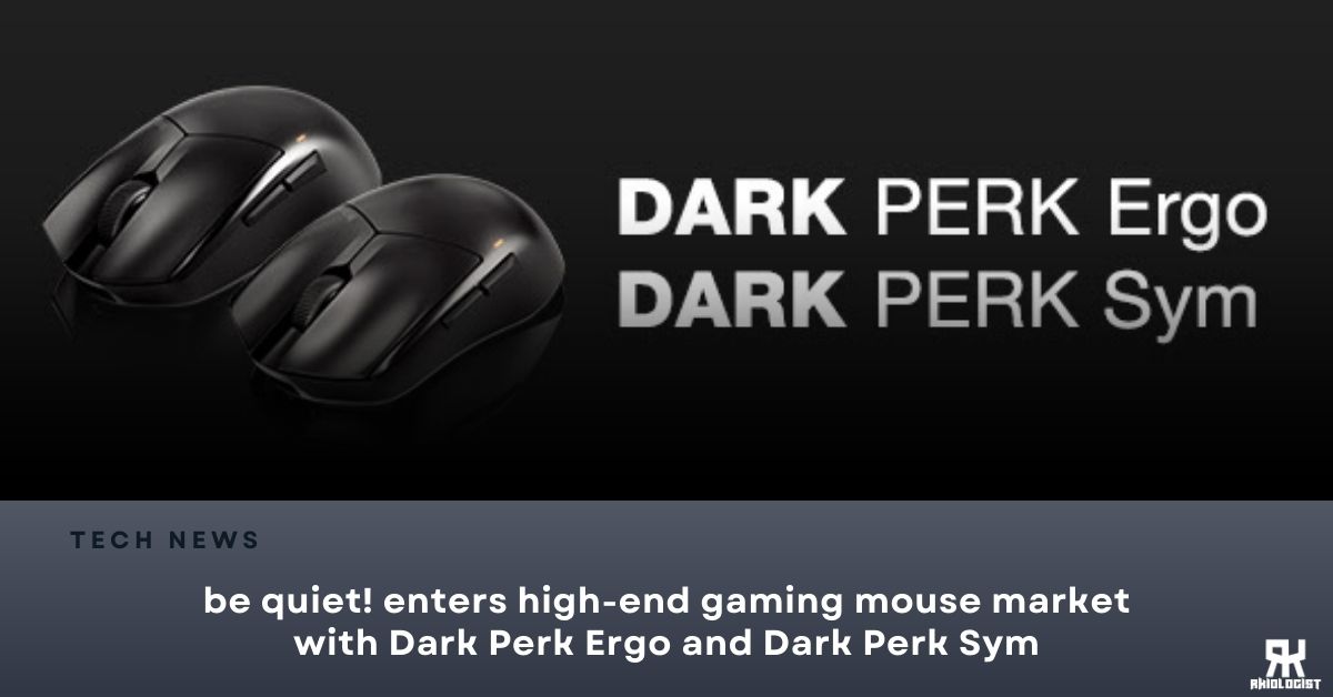 be quiet! enters high-end gaming mouse market with Dark Perk Ergo and Dark Perk Sym