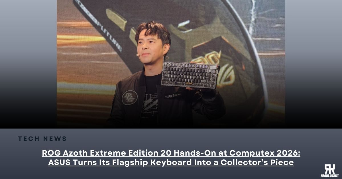 ROG Azoth Extreme Edition 20 Hands-On at Computex 2026: ASUS Turns Its Flagship Keyboard Into a Collector’s Piece
