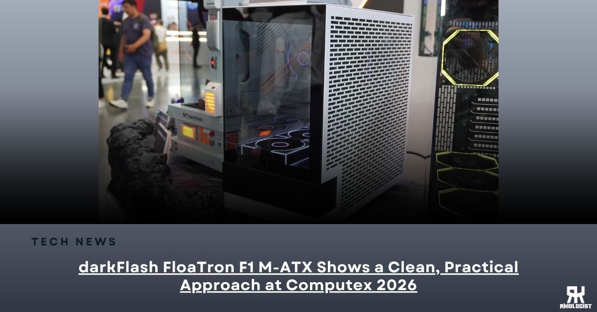 darkFlash FloaTron F1 M-ATX Shows a Clean, Practical Approach at Computex 2026