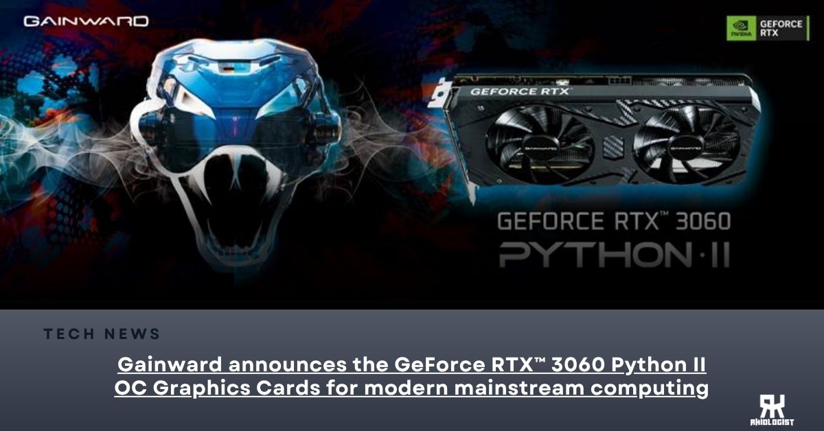 Gainward announces the GeForce RTX™ 3060 Python II OC Graphics Cards for modern mainstream computing