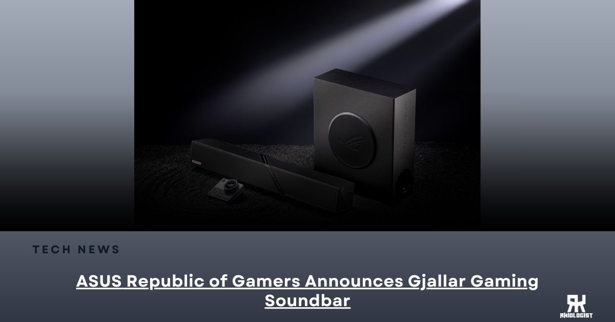 ASUS Republic of Gamers Announces Gjallar Gaming Soundbar